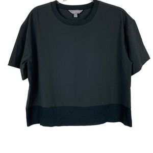 Cobble Lane Ribbed Trim Crewneck Tee